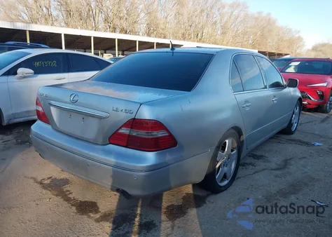 2004 Lexus Ls 430 from USA, damaged, VIN JTHBN36F340167142